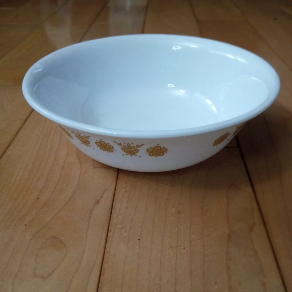 Vintage Corelle bowl Butterfly Gold
